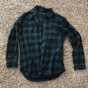 Madewell Green Flannel size S